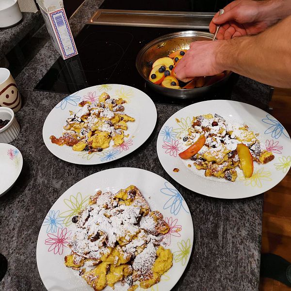 Flambierter Kaiserschmarrn á la Christian - sich den Lockdown versüßen ...