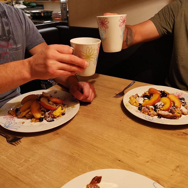 Flambierter Kaiserschmarrn á la Christian - sich den Lockdown versüßen ...