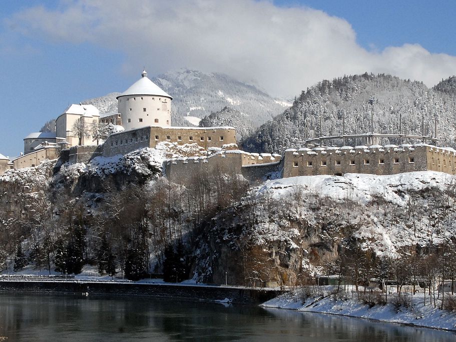 Kufstein Fortress in winter