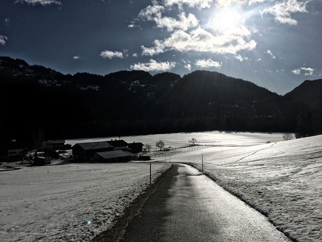 Jodlerhof im Kaiserwinkl, Winter