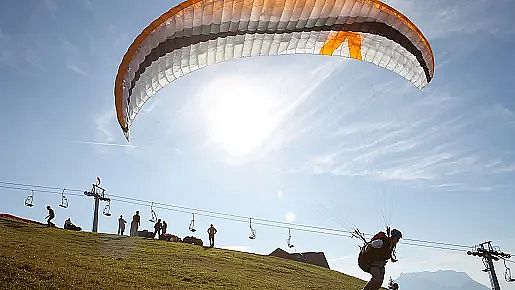 kaiserwinkl-koessen-unterberg-paragleit-flug-start-tandem-4-1