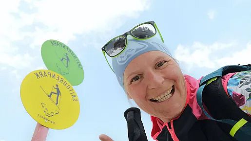 Unterwegs im Skitourenpark Zahmer Kaiser